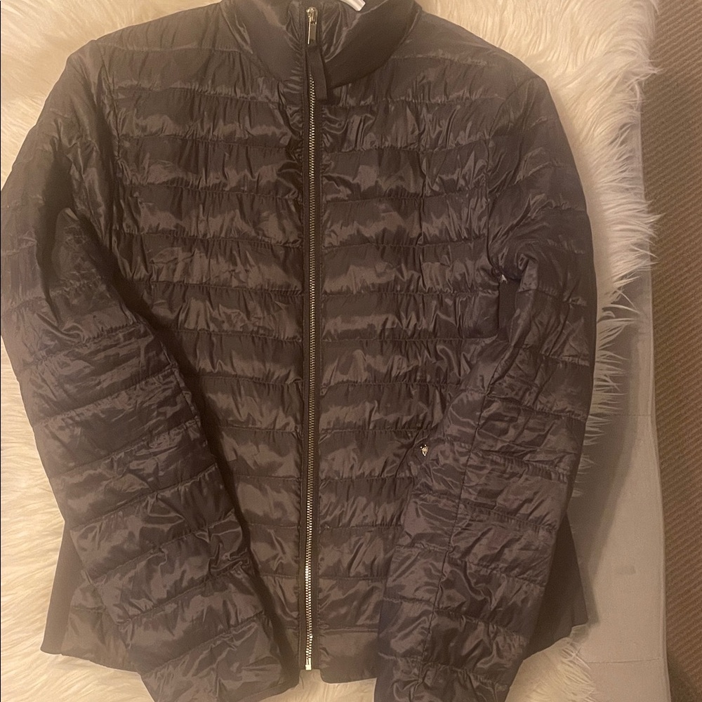 Zara Dark Grey Quilted Jacket